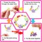 Beads for Kids Crafts, 1100 Jewelry Making Kit Includes Scissor, String, Instruction and Accessories for Bracelet Making